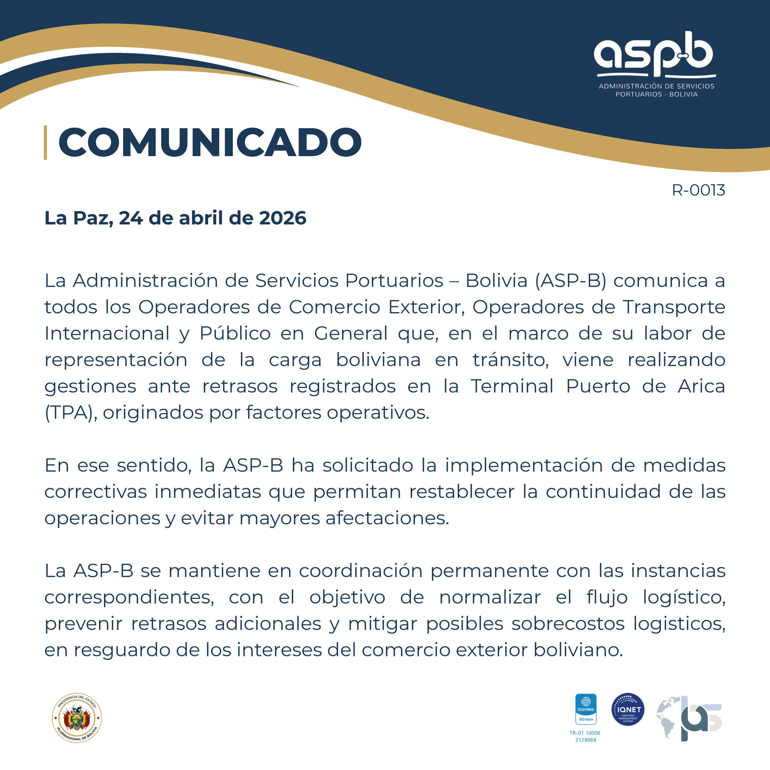 Comunicado