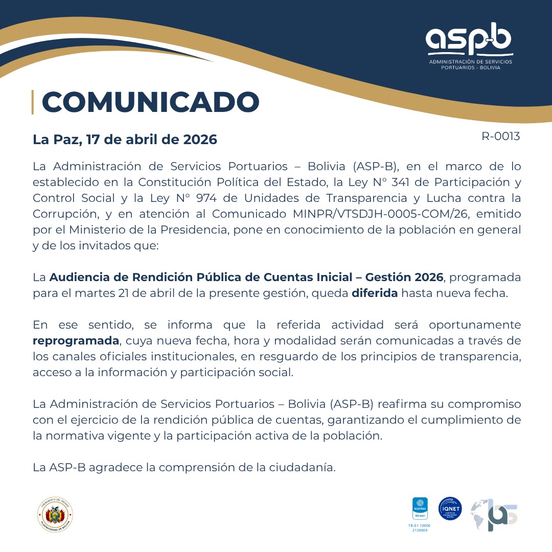Comunicado